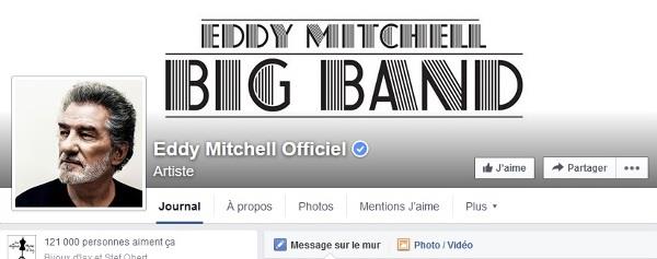 Eddy Mitchel sur Facebook