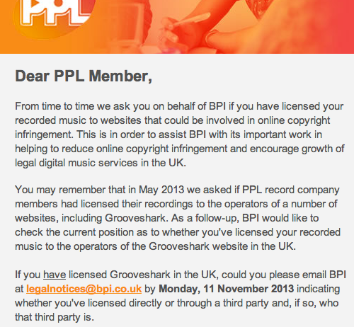 PPL-Grooveshark