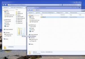 Déplacez le contenu du dossier «e15i_1.6» dans «FlashToolRelease» Déplacez le contenu du dossier «e15i_1.6» dans «FlashToolRelease»