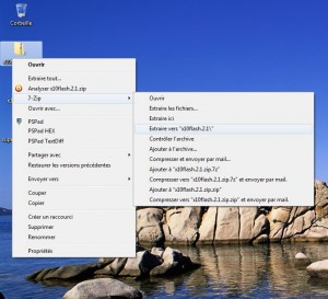 Extraire l'archive x10flash.2.1.zip avec p7zip