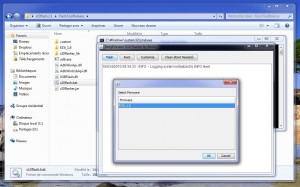 Sélectionner «E15i_1.6» pour downgrader son Xperia X8 Sélectionner «E15i_1.6» pour downgrader son Xperia X8