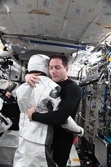 Dancing with SpaceX suit