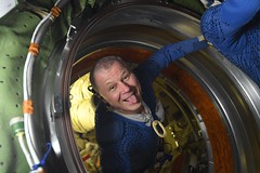 Oleg after spacewalk