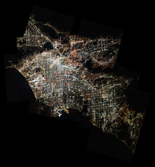 Los Angeles lit up and linked