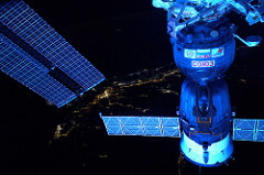Soyuz and solar arrays