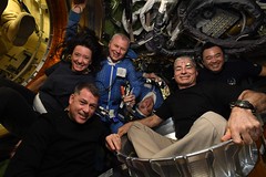 Spacewalk celebration