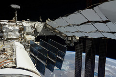 Space Station seen from inside