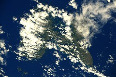 Guadeloupe under the clouds