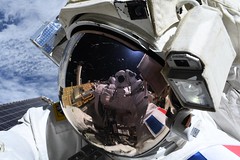 Spacewalk selfie again
