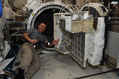 Aki with the Japanese airlock