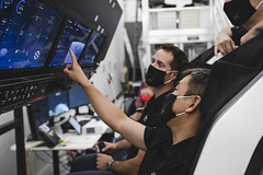 SpaceX cockpit training