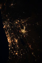Middle-East at night
