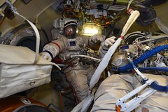 Nauka spacewalk prep