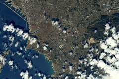 Marseille with clouds