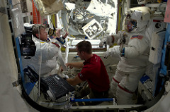 Removing the spacesuit