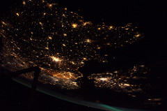 Europe at night