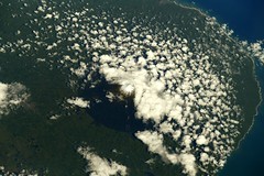 Mount Taranaki and clouds