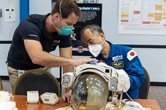 Spacewalk maintenance training with Soichi