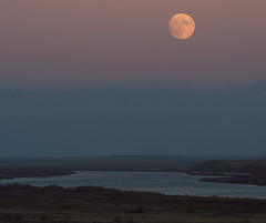 Moonrise Baikonur Kazakhstan