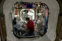 Removing the spacesuit