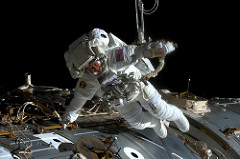 Jack during his spacewalk