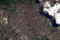 Turin, Italy from space