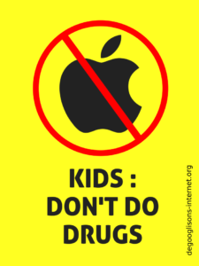 Apple : Kids, don’t do drugs