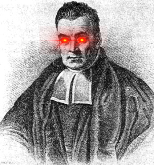 Thomas Baye��Is avec des yeux rouges (façon yeux laser)