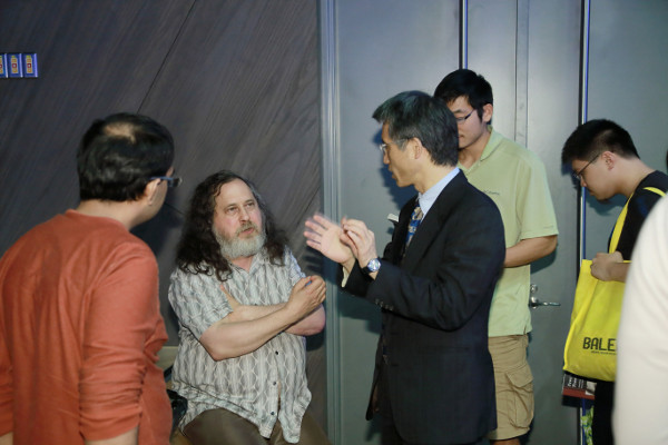 Richard Stallman in Hsinchu City