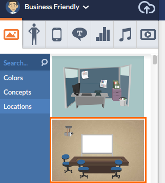 GoAnimate - Décor