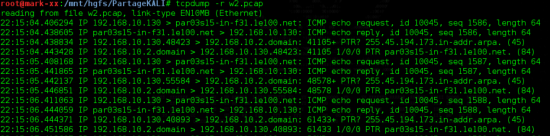 Lecture d'un fichier PCAP dans TCPdump tcpdump pcap fichier