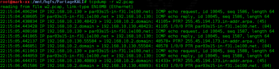 tcpdump pcap fichier