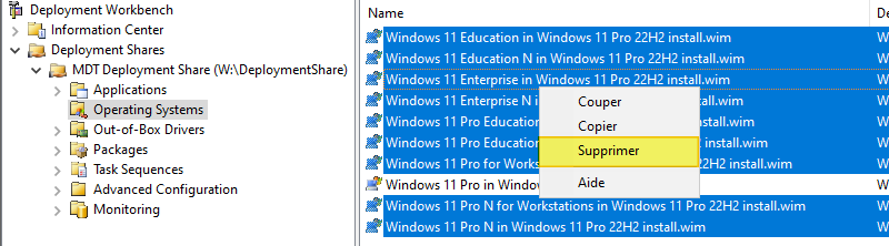 MDT avec Windows Server 2022 - Importer image Windows 11 - Etape 7