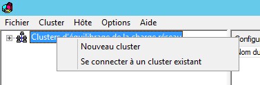 Nouveau cluster