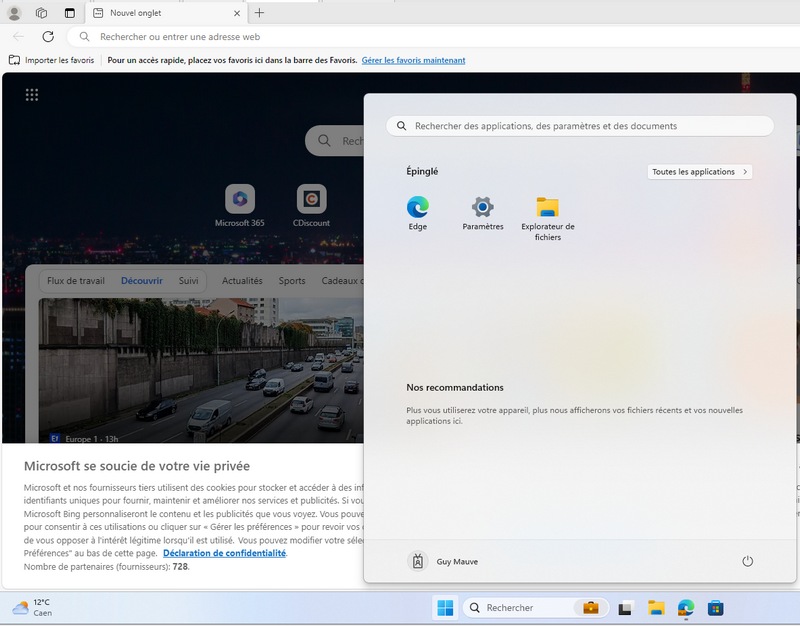 Prise en main Intune - Etat actuel du PC Windows 11