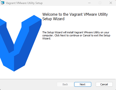 Vagrant VMware Utility Windows