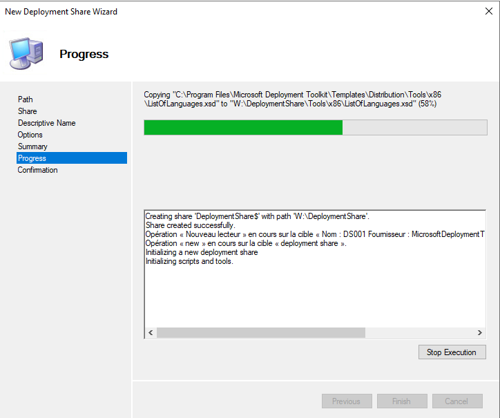 MDT avec Windows Server 2022 - Créer Deployment Share - Etape 7