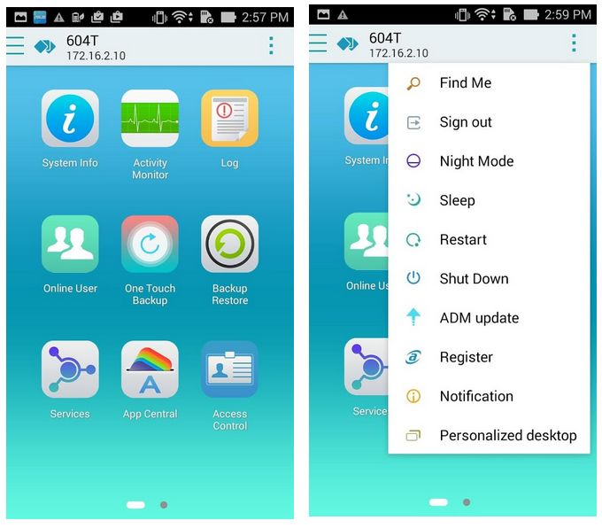 Application AiMaster sur Android