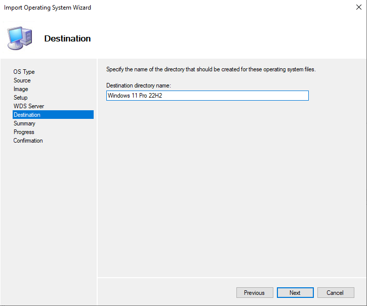 MDT avec Windows Server 2022 - Importer image Windows 11 - Etape 4