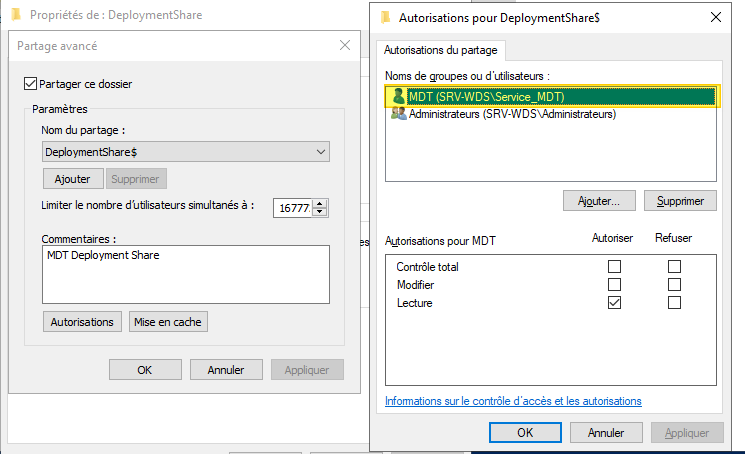 MDT avec Windows Server 2022 - Créer Deployment Share - Etape 9
