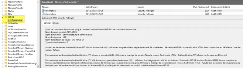 Windows - Journal NTLM