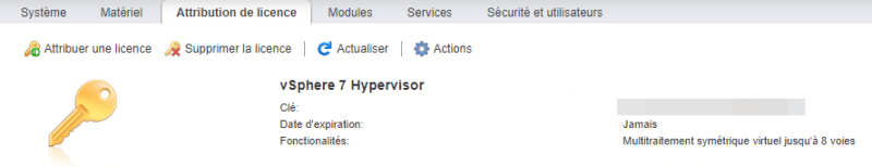 Serveur dédié OVH : ESXi version gratuite