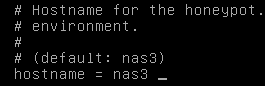 Changement du nom machine Kippo Configuration Kippo