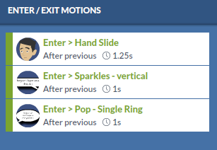 GoAnimate - Ordonner les actions animées