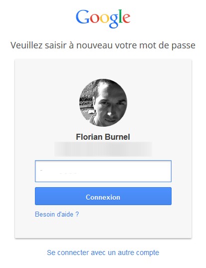 Connexion à son compte Google