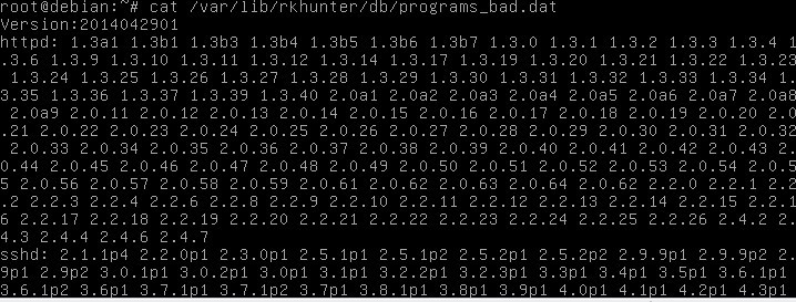 Contenu de la liste des programmes obsolètes vérifiés par RKhunter rkhunter-linux-securisation-03