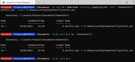 Lien symbolique PowerShell