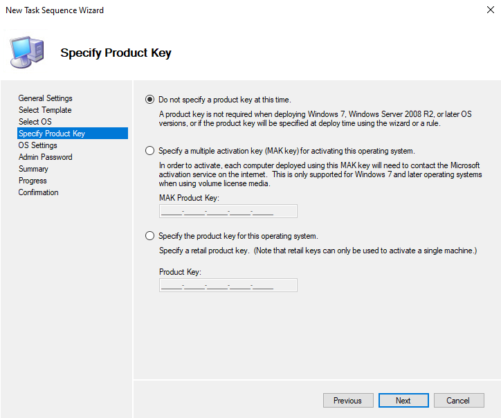 MDT avec Windows Server 2022 - Créer une séquence de tâches - Etape 5