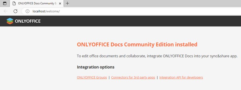 ONLYOFFICE Docs sur Windows Server