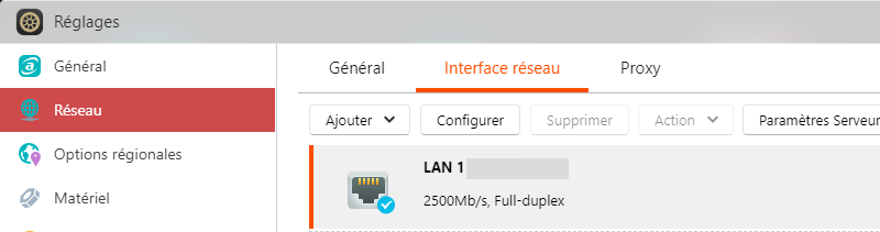 NAS connecté en 2.5 GbE